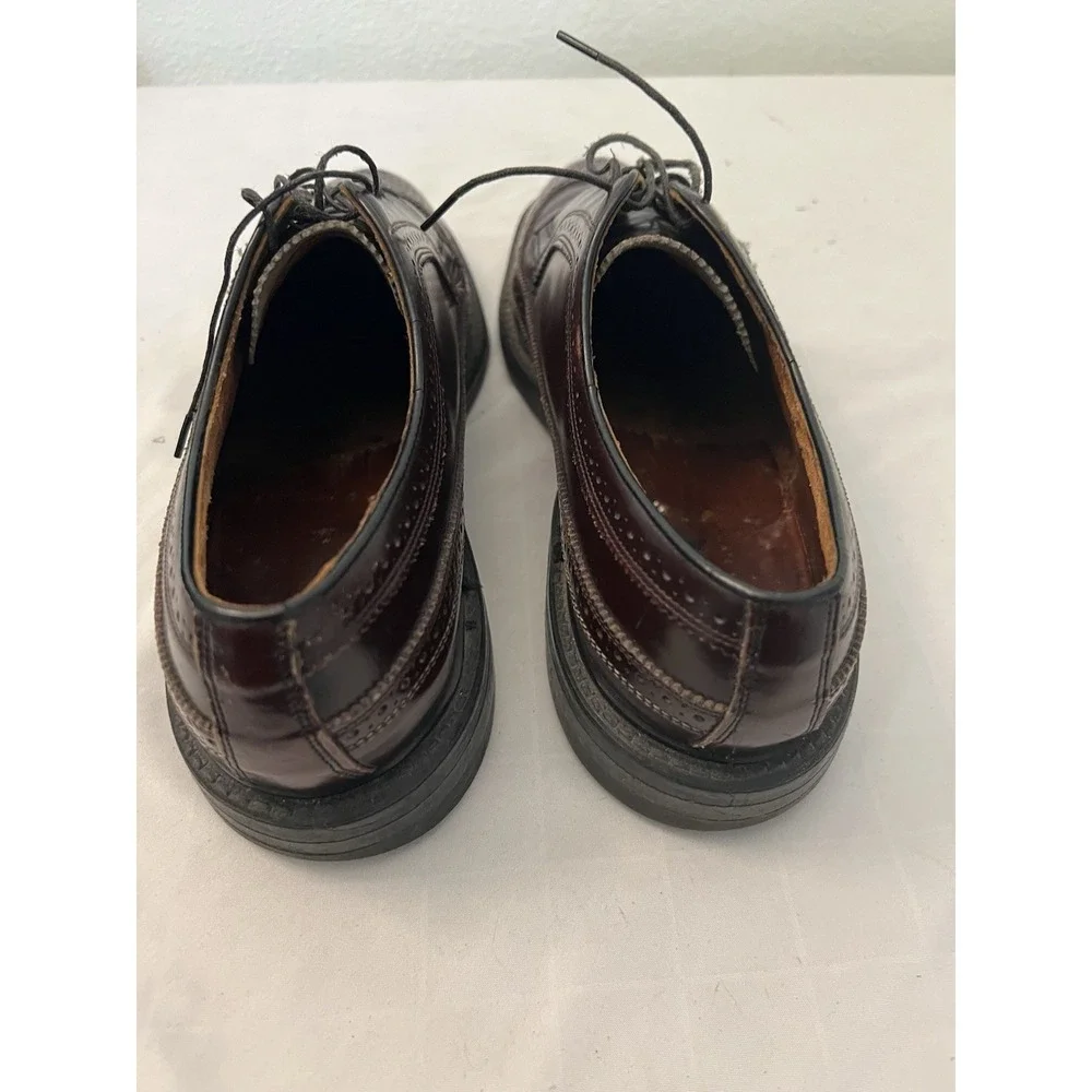 O'SULLIVAN Mens Oxfords Size 11‎ Dark Brown Wingtip Leather Dress Shoes Lace Up